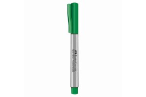 MARCADOR PERMANENTE FABER CASTELL 1.0 VERDE
