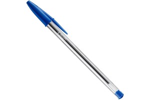 CANETA ESF BIC CRISTAL MEDIA AZUL AVULSA 1.0