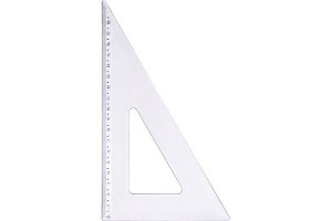 ESQUADRO ACRINIL 60X21 CM