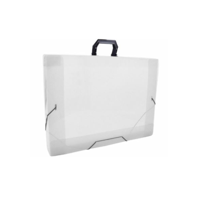 PASTA MALETA OFICIO ACP 40MM CRISTAL