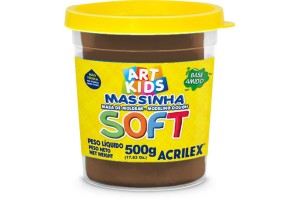 MASSA DE MODELAR ACRILEX PT 500G CHOCOLATE